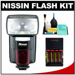Nissin Digital Speedlite Di866 Flash (for Nikon i-TTL) with Batteries + Cleaning Kit - Digital Cameras and Accessories - Hip Lens.com