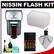 Nissin Digital Speedlite Di866 Flash (for Nikon i-TTL) with Batteries + Diffuser + Accessory Kit