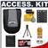 Olympus Stylus / FE Series Neoprene Compact Digital Camera Case (Black) with Li-42B Battery + Accessory Kit