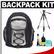Olympus Mini Backpack Digital Camera Case with Tripod + Cleaning Kit