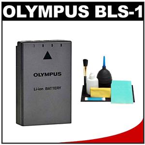 Olympus BLS-1 Li-ion Rechargeable Battery with Cleaning Accessory Kit - Digital Cameras and Accessories - Hip Lens.com