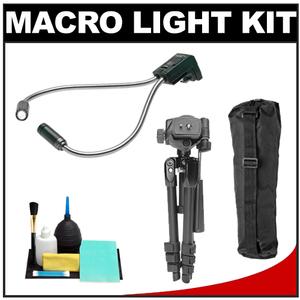 Olympus MAL-1 Macro Arm Light for PEN and X Series Digital Cameras with Macro Tripod + Cleaning Accessory Kit - Digital Cameras and Accessories - Hip Lens.com