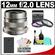 Olympus M.Zuiko 12mm f/2.0 ED Digital Lens (Silver) with 3 UV/PL/FLD Filter Set + BLS-1/BLS-5 Battery + Accessory Kit