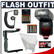 Phoenix DZBIS-112CII Digital Autofocus Flash (for Canon EOS E-TTL) & Bracket with (8) AA Batteries & Charger + Reflector + Cord + Accessory Kit