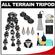 Polaroid All-Terrain Flexible Tripod & Case with 4 Interchangeable Leg Tips (Standard, Magnetic, Spike, Suctions Tips) + Accessory Kit