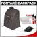 Portare Multi-Use Laptop/iPad/Digital SLR Camera Backpack Case (Black) with Canon Cleaning Kit