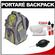 Portare Multi-Use Laptop/iPad/Digital SLR Camera Backpack Case (Gray/Green) with Canon Cleaning Kit