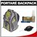 Portare Multi-Use Laptop/iPad/Digital SLR Camera Backpack Case (Gray/Green) with Nikon Cleaning Kit