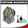Portare Multi-Use Laptop/iPad/Digital SLR Camera Backpack Case (Gray/Green) with Cleaning Kit