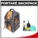 Portare Multi-Use Laptop/iPad/Digital SLR Camera Backpack Case (Gray/Orange) with Cleaning Kit