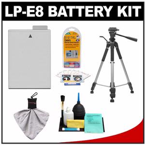 Power2000 ACD-314 Rechargeable Battery for Canon LP-E8 with Tripod + Accessory Kit for Rebel  T2i  T3i & T4i Digital SLR Camera - Digital Cameras and Accessories - Hip Lens.com