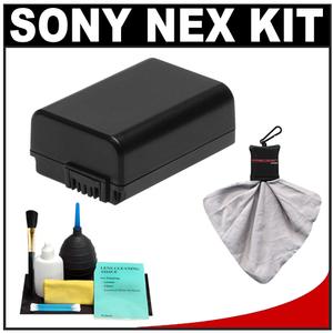 Power2000 ACD-772 Battery for Sony NP-FW50 for Alpha NEX-3  NEX-5 & NEX-C3 Digital Camera with Cleaning Kit - Digital Cameras and Accessories - Hip Lens.com