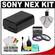Power2000 ACD-772 Battery for Sony NP-FW50 for Alpha NEX-3, NEX-5 & NEX-C3 Digital Camera with 3 49mm UV/FLD/PL Filters + Accessory Kit