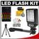 Power2000 Deluxe LED Digital Video Camcorder Light with Bracket with Batteries & Charger + Accessory Kit
