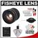 Precision Design 0.25X Super AF Fisheye Lens with Canon Cleaning Accessory Kit