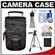 Precision Design C190D Digital Camera Case (Black) with Tripod + Cleaning Accessory Kit