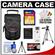 Precision Design C190D Digital Camera Case (Black) with 8GB SD Card + Tripod + Accessory Kit