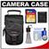 Precision Design C190D Digital Camera Case (Black) with 8GB SD Card + Accessory Kit