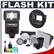 Precision Design DSLR300 High Power Auto Flash with Interfit Portrait Kit + SGM200 + Cleaning Kit