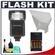 Precision Design DSLR300S High Power Auto Flash (for Sony Alpha) with Reflector + Accessory Kit