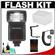 Precision Design DSLR300S High Power Auto Flash (for Sony Alpha) with Diffuser + Batteries + Bracket + Accessory Kit