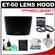 Precision Design ET-60 Lens Hood for Canon 75-300mm III, III USM, 55-250mm IS with 3 (UV/FLD/CPL) Filter Set + Accessory Kit