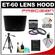 Precision Design ET-60 Lens Hood for Canon 75-300mm III, III USM, 55-250mm IS with 3 (UV/FLD/CPL) Filter Set + Tripod + Accessory Kit