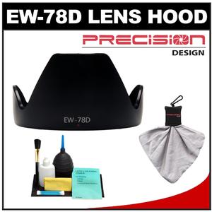 Precision Design EW-78D Lens Hood for Canon EF 28-200mm & EF-S 18-200mm IS USM with Cleaning Kit - Digital Cameras and Accessories - Hip Lens.com