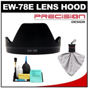 Precision Design EW-78E Lens Hood for Canon EF-S 15-85mm f/3.5-5.6 IS USM with Cleaning Kit - Digital Cameras and Accessories - Hip Lens.com