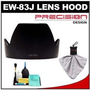 Precision Design EW-83J Lens Hood for the Canon EF-S 17-55mm f/2.8 IS with Cleaning Kit - Digital Cameras and Accessories - Hip Lens.com