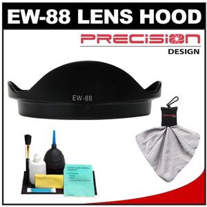 Precision Design EW-88 Lens Hood for Canon EF 16-35mm f/2.8 II USM with Cleaning Kit - Digital Cameras and Accessories - Hip Lens.com