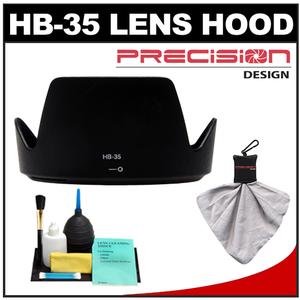 Precision Design HB-35 Lens Hood for Nikon 18-200mm G VR II DX AF-S with Cleaning Kit - Digital Cameras and Accessories - Hip Lens.com