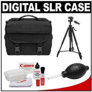Precision Design 1000 Deluxe Digital SLR System Camera Case with 57" Tripod + Canon Cleaning Kit - Digital Cameras and Accessories - Hip Lens.com