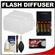 Precision Design PD-FD600 Bounce Flash Diffuser for Nikon SB-600 & Olympus FL-36/FL-36R with Batteries + Cleaning Kit