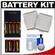 Precision Design (4) 2900 AA Batteries & Rapid Charger with 4 AA Batteries + Cleaning Kit + Battery Cases Kit
