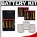 Precision Design (12) 2900 AA Batteries & Rapid Charger with Battery Cases Kit