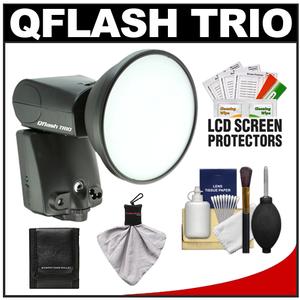 Quantum Qflash Trio Model QF8C Flash (for Canon) with Cleaning Accessory Kit - Digital Cameras and Accessories - Hip Lens.com