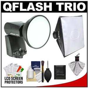 Quantum Qflash Trio Model QF8C Flash (for Canon) with Softbox + Accessory Kit - Digital Cameras and Accessories - Hip Lens.com