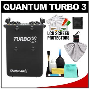Quantum Turbo 3 Rechargeable Battery Pack with Cleaning Accessory Kit - Digital Cameras and Accessories - Hip Lens.com