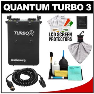 Quantum Turbo 3 Rechargeable Battery Pack with CZ2 Cable Kit for Canon Speedlite 550EX  580EX & 580EX II  Nissin DI866 Flash - Digital Cameras and Accessories - Hip Lens.com