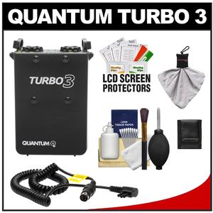 Quantum Turbo 3 Rechargeable Battery Pack with CKE2 Cable Kit for Nikon Speedlight SB-800  SB-900  SB-910  Nissin DI866 Flash - Digital Cameras and Accessories - Hip Lens.com