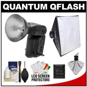 Quantum Qflash Model T5d-R Flash with Softbox + Accessory Kit - Digital Cameras and Accessories - Hip Lens.com