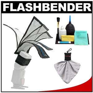 Rogue FlashBender Bendable Flash Bounce Reflector Card / Flag with Cleaning Accessory Kit - Digital Cameras and Accessories - Hip Lens.com