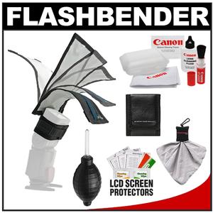 Rogue FlashBender Bendable Flash Bounce Reflector Card / Flag with Canon Cleaning Accessory Kit - Digital Cameras and Accessories - Hip Lens.com