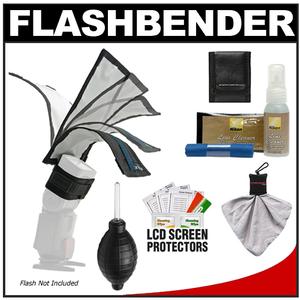 Rogue FlashBender Bendable Flash Bounce Reflector Card / Flag with Nikon Cleaning Accessory Kit - Digital Cameras and Accessories - Hip Lens.com