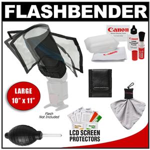 Rogue FlashBender Bendable Large Positionable Flash Reflector / Snoot with Canon Cleaning Accessory Kit - Digital Cameras and Accessories - Hip Lens.com