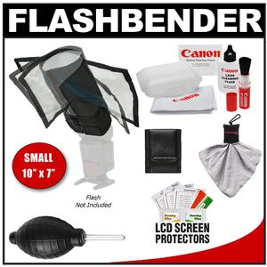 Rogue FlashBender Bendable Small Positionable Flash Reflector / Snoot with Canon Cleaning Accessory Kit - Digital Cameras and Accessories - Hip Lens.com