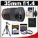 Rokinon 35mm f/1.4 Aspherical Automatic Wide Angle Manual Focus Lens (for Nikon Cameras) with Filters + Tripod + Cleaning Kit