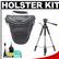 Rokinon H400 SLR Holster Camera Case with Tripod + Cleaning Kit