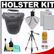 Rokinon H400 Digital SLR Holster Camera Case for Short-Mid Size Zoom Lenses with (2) LP-E5 Batteries + Tripod + Accessory Kit